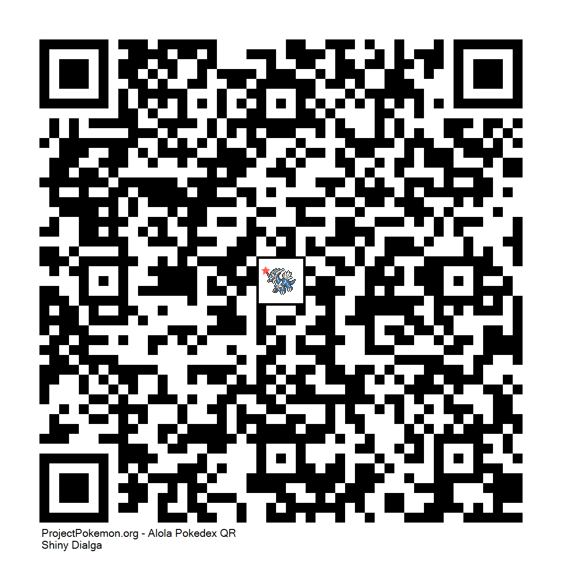 Cdigo QR de Dialga variocolor